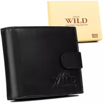 Portfel męski ze skóry bydlęcej su zabezpieczeniem RFID Protect - Always Wild