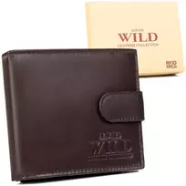 Vyriška natūralios odos RFID piniginė Wild