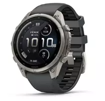 Išmanusis laikrodis Garmin fēnix® 9 Pro inReach® – 47 mm, Titanas su grafito spalvos / juodu silikoniniu dirželiu | 010-04336-21