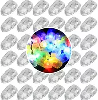 LED balionų lemputės, RGB, LED lempos balionams 50 vnt., LED balionų švieselės, LED švieselės balionams