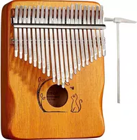 Kalimba nykščių pianinas 21 klavišas, kalimba instrumentas, medinis pirštų pianinas, nykštukinis pianinas, pirštinis pianinas, kalimbos pianinas