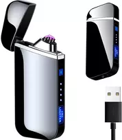 Elektrinis plazminis juodas žiebtuvėlis, USB įkraunamas žiebtuvėlis, bekurpelnis žiebtuvėlis, elektrinis USB žiebtuvėlis, plazminis žiebtuvėlis, liepsnos neturintis žiebtuvėlis