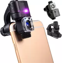 Mikroskopas telefonui, 90x, išmaniojo telefono mikroskopas, telefono kameros mikroskopas, priedas telefonui su mikroskopu
