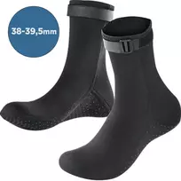 Neopreno nardymo kojinės 38–39,5 mm, neslystančios nardymo kojinės, neopreno vandens kojinės, neopreno batai nardymui