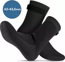 Neopreninės nardymo kojinės 42–43,5 mm, neslystančios neopreninės vandens kojinės, neopreniniai nardymo batukai