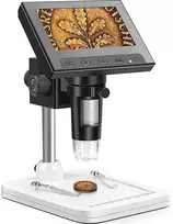 4,3" skaitmeninis LCD mikroskopas 50x–1000x didinimas su ekranu, skaitmeninis mikroskopas su ekranu, LCD ekraninis mikroskopas
