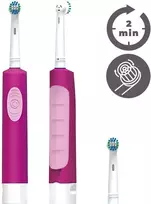 Elektrinis dantų šepetėlis, violetinis, įkraunamas dantų šepetėlis, automatinis dantų šepetėlis, elektrinė dantų šepetėlė, automatinė dantų šepetėlė