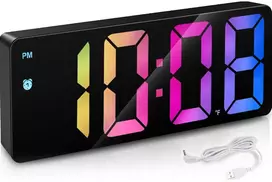 Skaitmeninis žadintuvas, LED žadintuvas, elektroninis žadintuvas, skaitmeninis laikrodis su žadintuvu, elektroninis laikrodis su žadintuvu, LED laikrodis su žadintuvu