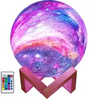 3D mėnulio lempa naktinė švieselė, mėnulio lempa 13 cm, RGB mėnulio šviesa, 3D mėnulio šviestuvas, mėnulio naktinė lempa, spalvota mėnulio lempa