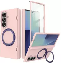Dėklas Beline Hinge 360, skirtas Samsung Galaxy Z Fold8, rožinis