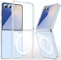 Dėklas Beline MagFlex, skirtas Samsung Galaxy Z Flip8, skaidrus