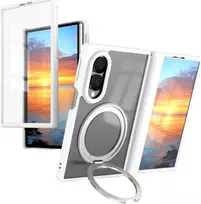Dėklas Beline MagRing 360, skirtas Samsung Galaxy Fold8 Ultra, baltas
