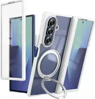 Dėklas Beline MagRing 360, skirtas Samsung Galaxy Z Fold8, baltas