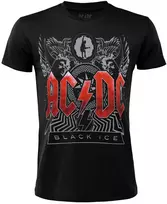 BLT Marškinėliai AC/DC Juodas Ice, Dydis: L