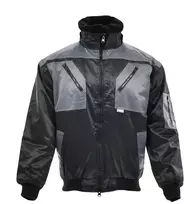 Darbinė striukė Sara Workwear, juoda/pilka, XXL dydis