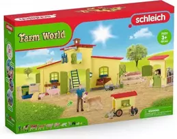 Schleich - Farm World Large Farm With Chicken Coop And Horse Box