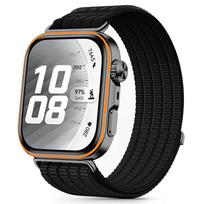 Juoda apyrankė Tech-Protect Nylon Sport laikrodžiui Huawei Watch FIT 3 / 4 / 4 PRO / 5 / 5 PRO