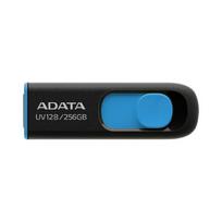 ADATA | USB Flash Drive | UV128 | 256GB | USB Type-A | Black/Blue | AUV128-256G-RBE | 4710273777108