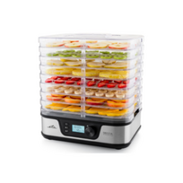 ETA Food dryer | ETA930190000 Secca Premium | Power 380 W | Number of trays 8 | Temperature control | Integrated timer | Silver