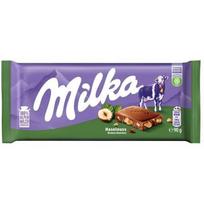 MILKA viso riešutų riešutų šokolado plytelė 95g