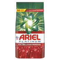 ARIEL Platinum Extra Stain Removal skalbimo milteliai (90x) 5,85 kg
