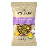 DAVE & JON'S Skrudintas sojų pupelių užkandis Jūros druska ir alyvuogių aliejus 100g