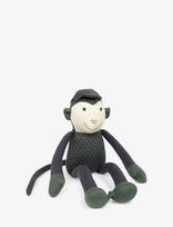 Smallstuff - Monkey Simon, Blue/ Green - Pliušinis gyvūnas - Marga / raštuota