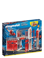 PLAYMOBIL - Playmobil City Action Stor Brandstation - 9462 - Playmobil City Action - Raudona