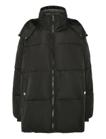 Kaffe Curve - Kcnikole Padded Jacket - Dygsniuota striukė - Juoda