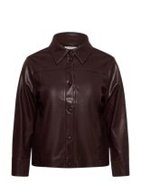 Kaffe Curve - Kcarensa Jacket - Odinis švarkelis - Ruda