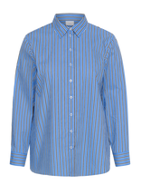 Kaffe Curve - Kcsavina Shirt - Marškinėliai ilgomis rankovėmis - Mėlyna