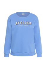 Kaffe Curve - Kcmichelle Sweatshirt - Megztinis - Mėlyna