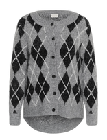 Kaffe Curve - Kcsima Cardigan - Megztinis - Pilka