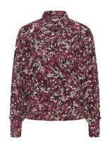 Kaffe - Kameghan Shirt - Marškinėliai ilgomis rankovėmis - Burgundiška splava