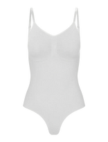 LYKKELAND Ateliér - Coco Shapewear Bodysuit - White - Laisvalaikio marškinėliai - Balta