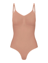 LYKKELAND Ateliér - Coco Shapewear Bodysuit - Tan - Laisvalaikio marškinėliai - Smėlio