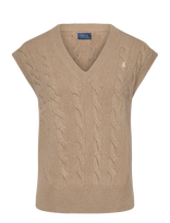 Polo Ralph Lauren - 2/15 Wool Cash Rws-Sls-Plo - Megzta liemenė - Smėlio