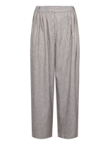 Topshop - Tstona Pleated Wide Leg Trousers Wvn - Plačios kelnės - Smėlio
