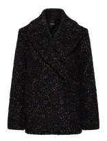 Desigual - Coat Bottone - Vilnonis paltas - Juoda