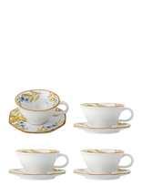 Bloomingville - Savina Cup W/Saucer - Arbatos puodelis - Balta