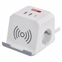 Buitinis ilgintuvas EMOS, 2vt., 2xUSB A+USB C, 2 m