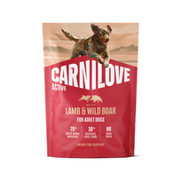 CARNILOVE ACTIVE Dog Lamb & Wild Boar sausas pašaras šunims 1,5kg. - 12kg. 12 kg