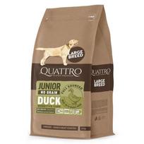 Quattro Junior Large Breed With Duck maistas šunims 12 Kg