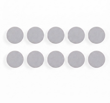 Baltosios lentos magnetai BI-OFFICE 30 mm, 10 vnt., ypač stiprūs, pilka sp.