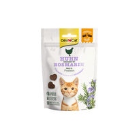 Gimcat Crunchy Snacks traškūs skanėstai višta ir rozmarinu 50g