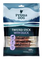 Primadog Twisted stick with duck – susuktas kaulas su antiena mėsa 45vnt, 400g.