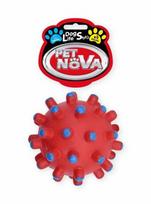 PETNOVA žaislas cypiantis spygliuotas kamuolys 11cm