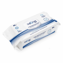 Soft & Care Adult Wet Wipes Higienos drėgnos servetėlės suaugusiems 64 vnt.