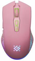 Belaidė žaidimų pelė Defender Pandora GM-502, 2.4ghz / usb, rožinė sp.