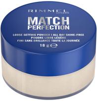 Makiažo fiksatorius Rimmel London Match perfection, translucent sp., 001, 18 g